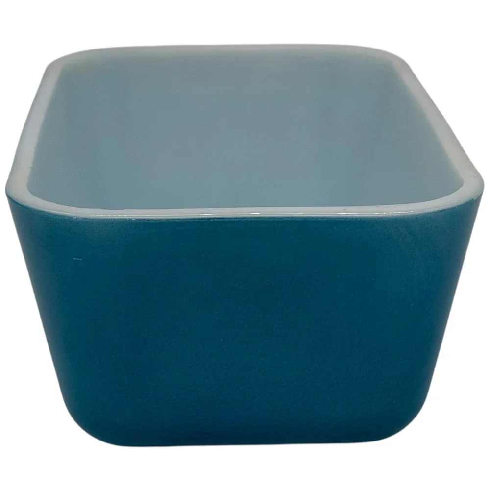 Pyrex 15 Turquoise Teal Aqua Blue Loaf Pan Dish Ovenware
